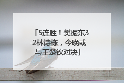 5连胜！樊振东3-2林诗栋，今晚或与王楚钦对决