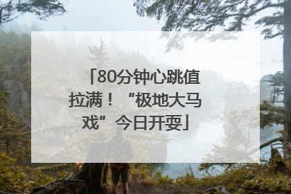 80分钟心跳值拉满！“极地大马戏”今日开耍